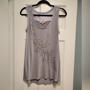 RW&CO grey sleeveless top